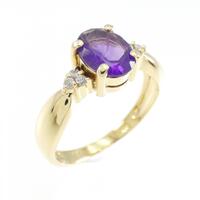 K18YG アメジスト リング