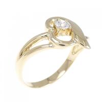 K18YG ダイヤモンド リング 0.17CT