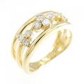 K18YG ダイヤモンド リング 0.50CT