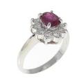 PT ルビー リング 0.52CT