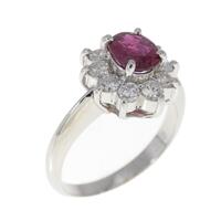 PT ルビー リング 0.52CT