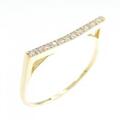 K18YG ダイヤモンド リング 0.10CT