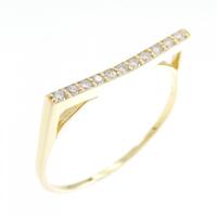 K18YG ダイヤモンド リング 0.10CT