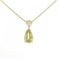K18YG ベリル ネックレス 8.834CT