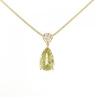 K18YG ベリル ネックレス 8.834CT