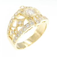 750YG ダイヤモンド リング 1.04CT