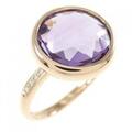 K18PG アメジスト リング 5.09CT