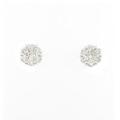 K18WG ダイヤモンド ピアス 1.00CT