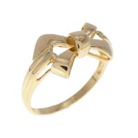 K18YG リボン リング