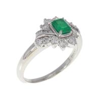 PT エメラルド リング 0.41CT