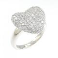PT ハート ダイヤモンド リング 1.00CT