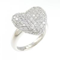 PT ハート ダイヤモンド リング 1.00CT