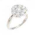PT フラワー ダイヤモンド リング 1.00CT