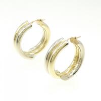 750YG/750WG フープ ピアス