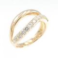 K18PG ダイヤモンド リング 0.23CT