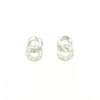 K18WG ダイヤモンド ピアス 0.40CT