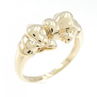 K18YG リボン リング