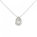 PT ソリティア ダイヤモンド ネックレス 0.168CT