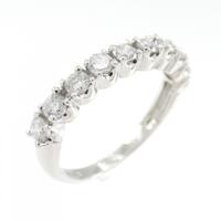 PT ハーフエタニティ ダイヤモンド リング 0.50CT