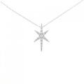 K18WG ダイヤモンド ネックレス 0.24CT