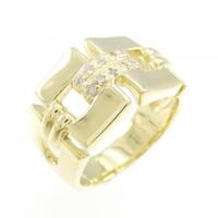 K18YG ダイヤモンド リング 0.07CT