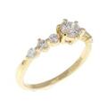【リメイク】K18YG ダイヤモンドリング 0.303CT E SI2 VG