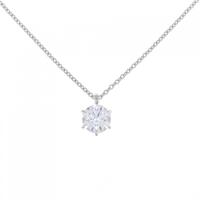 【リメイク】プラチナダイヤモンドネックレス 0.426CT E SI1 EXT H&C