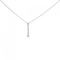 K18WG ダイヤモンド ネックレス 0.10CT