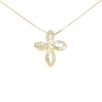 K18YG ダイヤモンド ネックレス 0.83CT