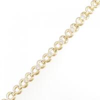 K18YG ダイヤモンド ブレスレット 0.35CT