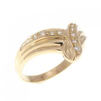 K18YG ダイヤモンド リング 0.08CT