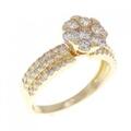 K18YG ダイヤモンド リング 1.00CT