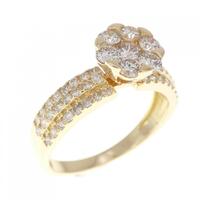 K18YG ダイヤモンド リング 1.00CT