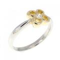 PT/K18YG ダイヤモンド リング 0.082CT