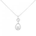 プラチナ ダイヤモンド ネックレス 0.545CT D VVS2 GOOD