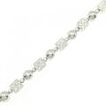 750WG ダイヤモンド ブレスレット 0.83CT