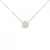K18PG ダイヤモンド ネックレス 0.547CT VLBY VS2 VG