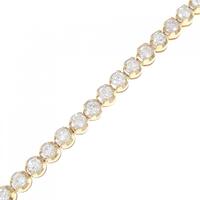 K18YG ダイヤモンド ブレスレット 3.13CT