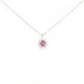 PT ルビー ネックレス 0.22CT
