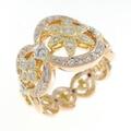 750スリーカラー ダイヤモンド リング 0.80CT