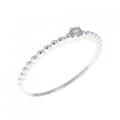 K18WG ダイヤモンド リング 0.03CT