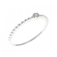 K18WG ダイヤモンド リング 0.03CT
