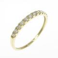 K18YG フラワー ダイヤモンド リング 0.50CT