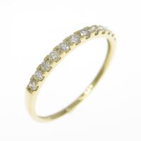 K18YG フラワー ダイヤモンド リング 0.50CT