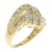 K18YG ダイヤモンド リング 0.82CT