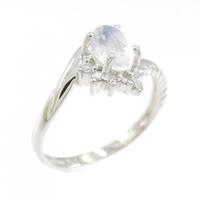 PT ムーンストーン リング 0.50CT