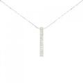 K18WG ダイヤモンド ネックレス 0.30CT