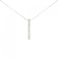 K18WG ダイヤモンド ネックレス 0.30CT