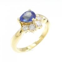 K18YG サファイヤ リング 0.62CT