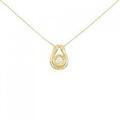 K18YG ダイヤモンド ネックレス 0.20CT